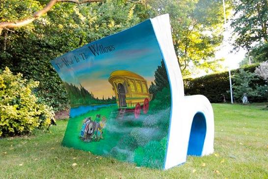 Wind in the Willows Book Bench Courtesy of Books About Town